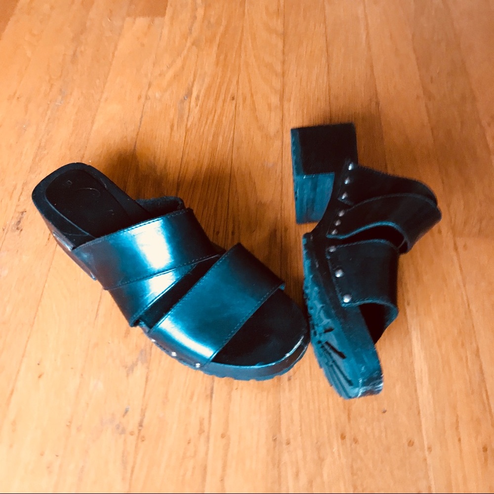 Vintage 90s Candie’s Studded Clog Sandal Size 10